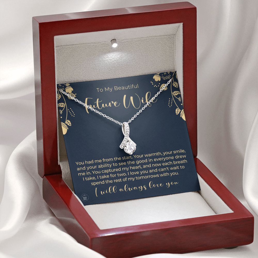 Future Wife, Mrs. Gift | Each Breath Necklace 0641T9