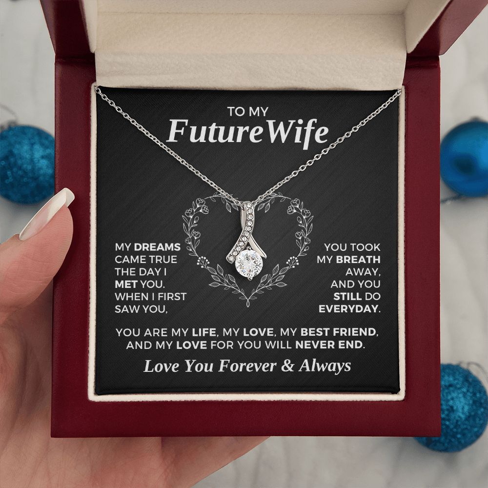 Future Wife, Mrs. Gift | Dreams Came True Necklace 0743T6A
