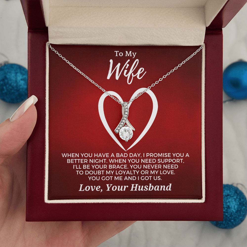 Future Wife, Mrs. Gift | I Love You Necklace 0733T8A