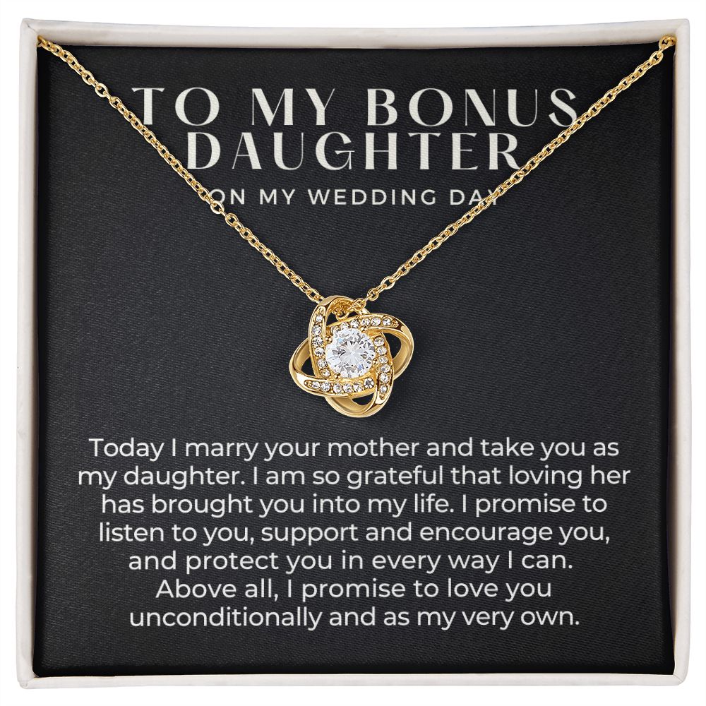 Stepdaughter Wedding Gift | Promise Necklace 0551T15