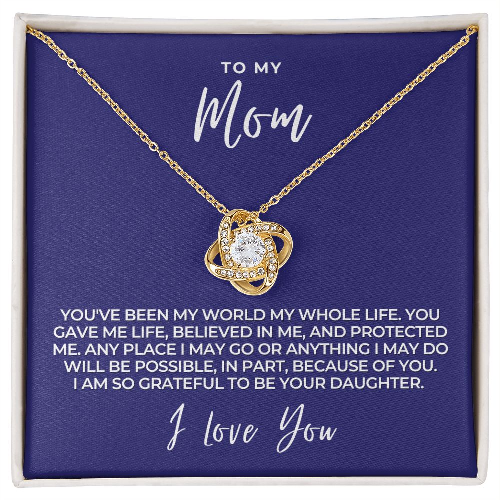 Gift For Mom | My World Necklace 0659T6