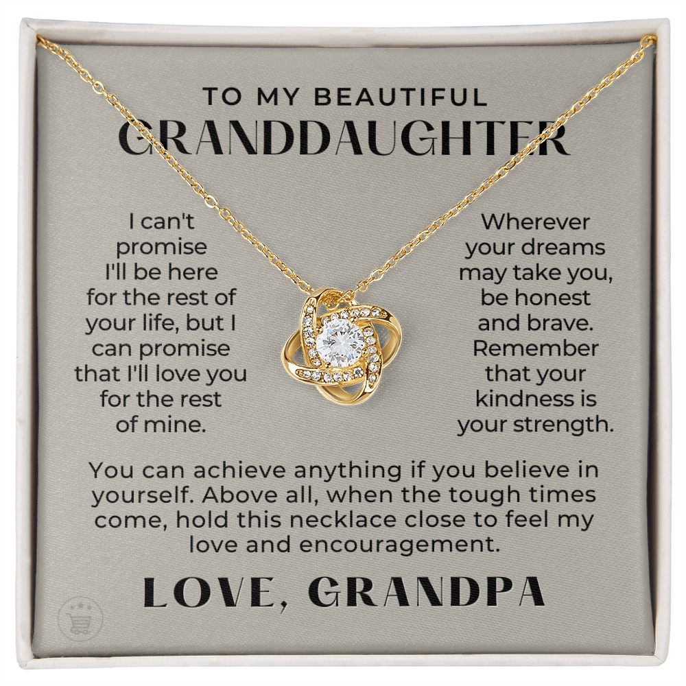 Granddaughter Gift | My Promise Necklace  0690T17