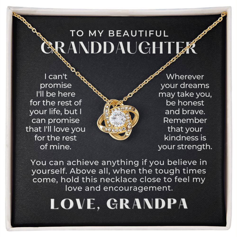 Granddaughter Gift | My Promise Necklace  0690T18