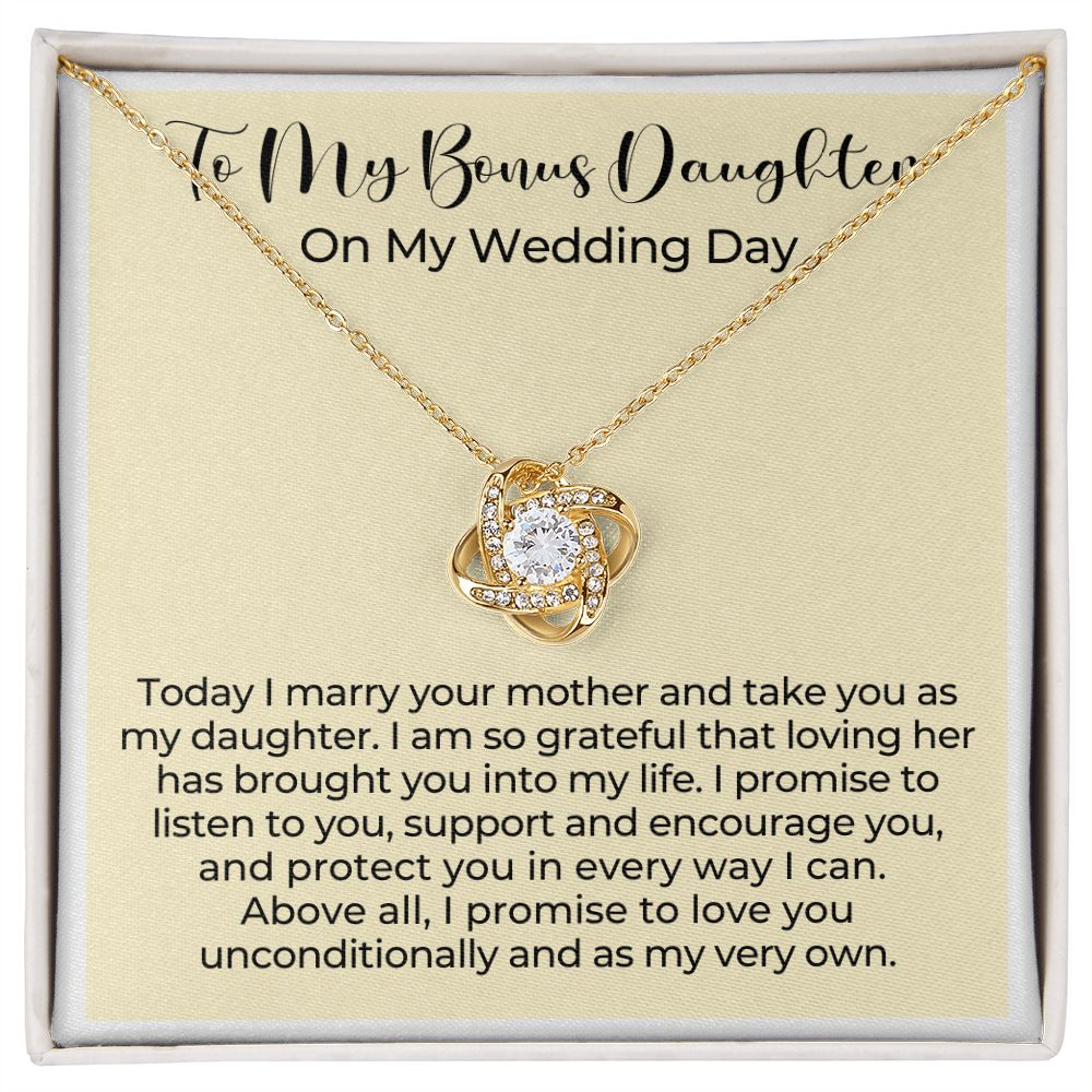 Stepdaughter Wedding Gift | Promise Necklace 0551T12