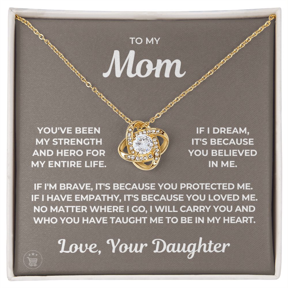 Gift For Mom | Because Of You Necklace 0658T2