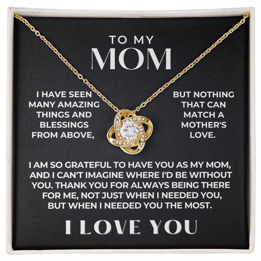 Gift For Mom | Thank You Mom Necklace 0683T13