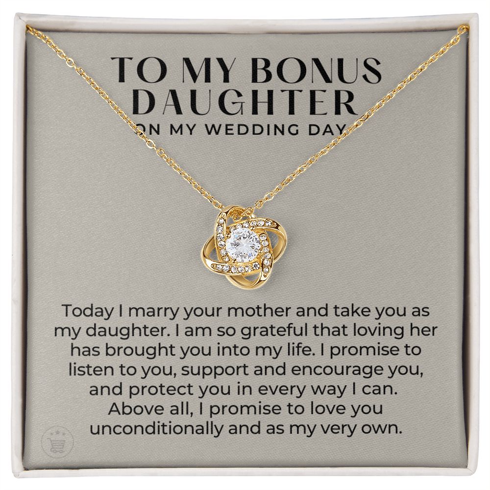 Stepdaughter Wedding Gift | Promise Necklace 0551T14