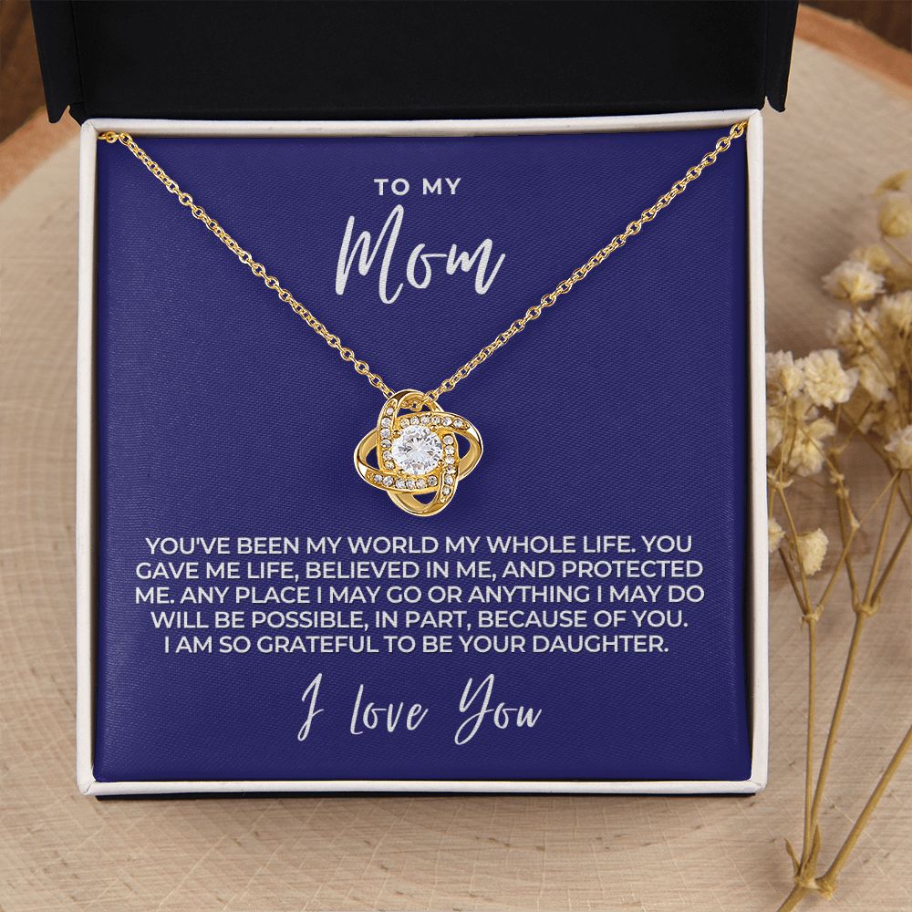 Gift For Mom | My World Necklace 0659T6