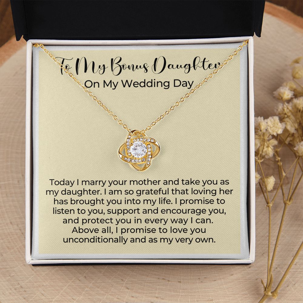 Stepdaughter Wedding Gift | Promise Necklace 0551T12