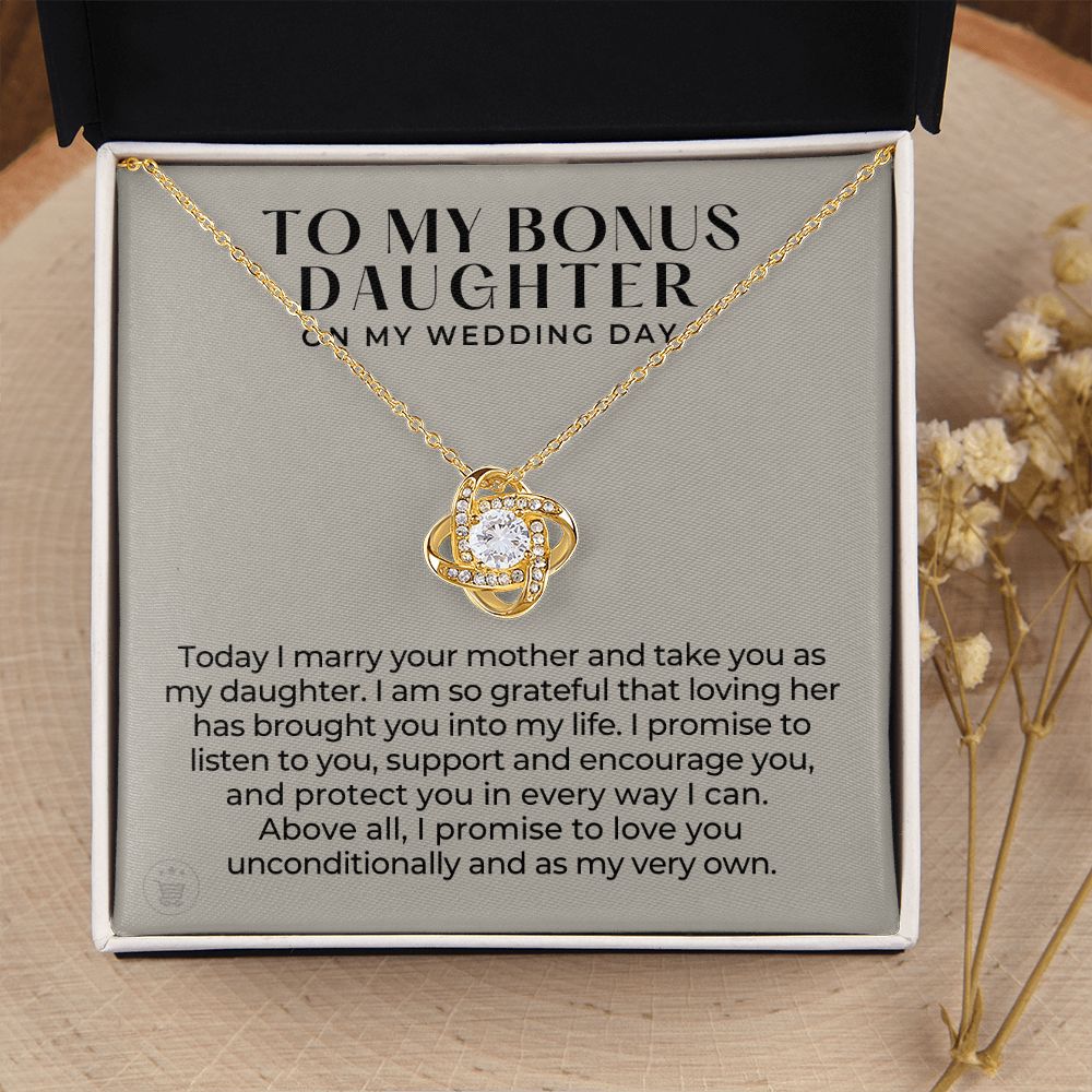 Stepdaughter Wedding Gift | Promise Necklace 0551T14