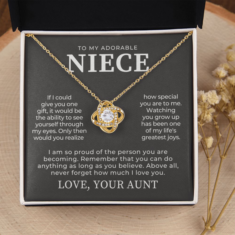 Niece Gift From Aunt | My Love Necklace 0581T20