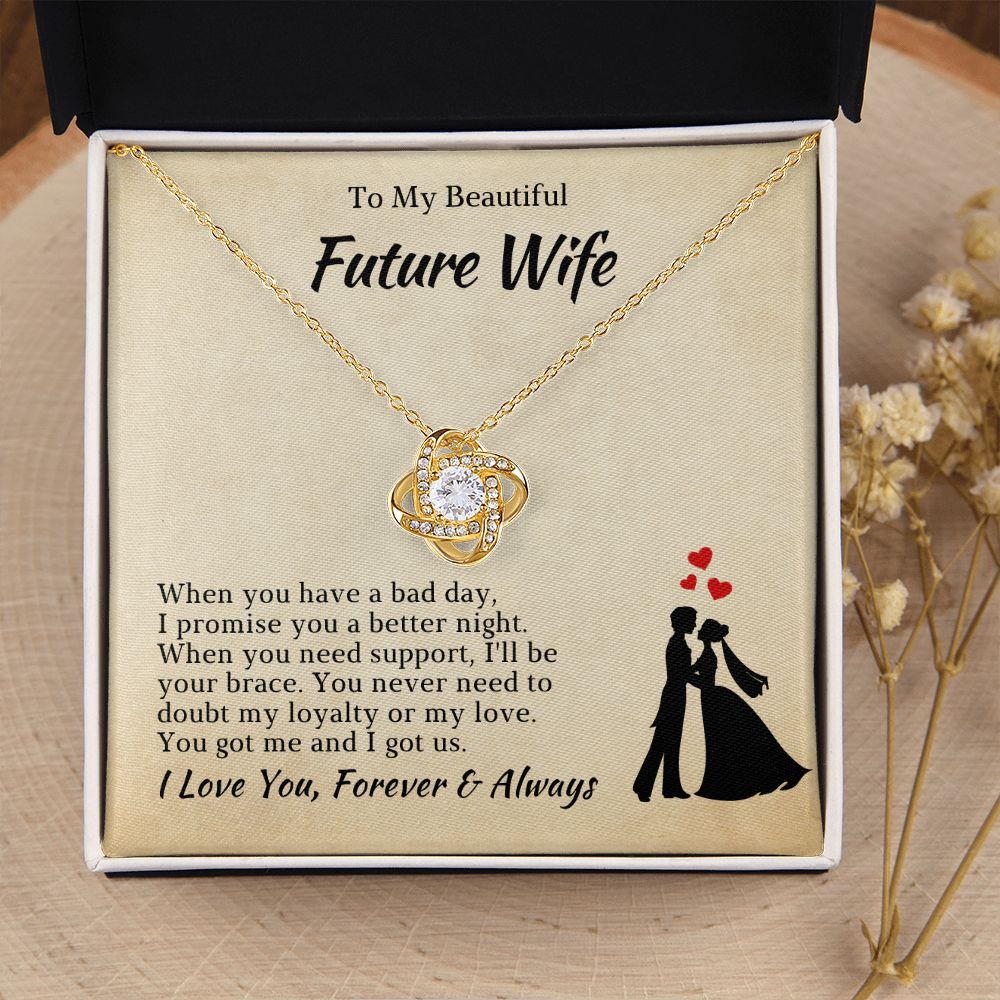 Future Wife, Mrs. Gift | I Love You Necklace 0733T3L