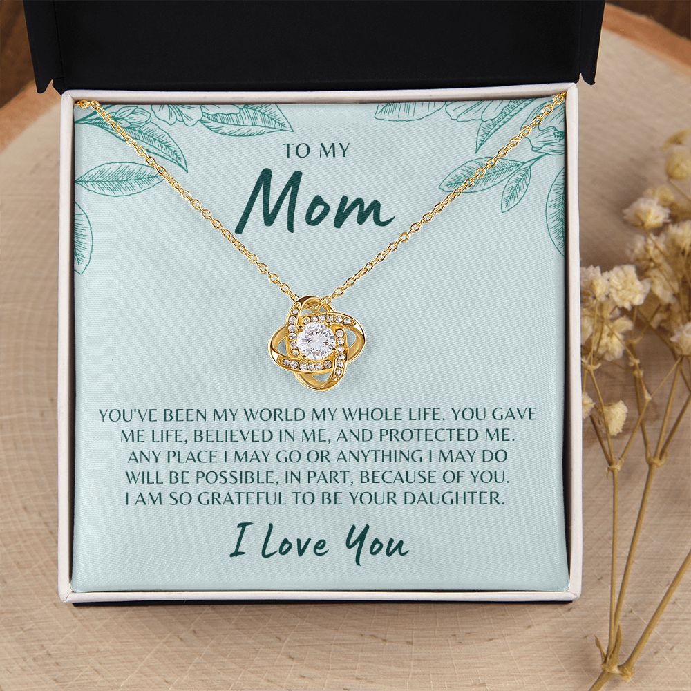 Gift For Mom | My World Necklace 0659T10
