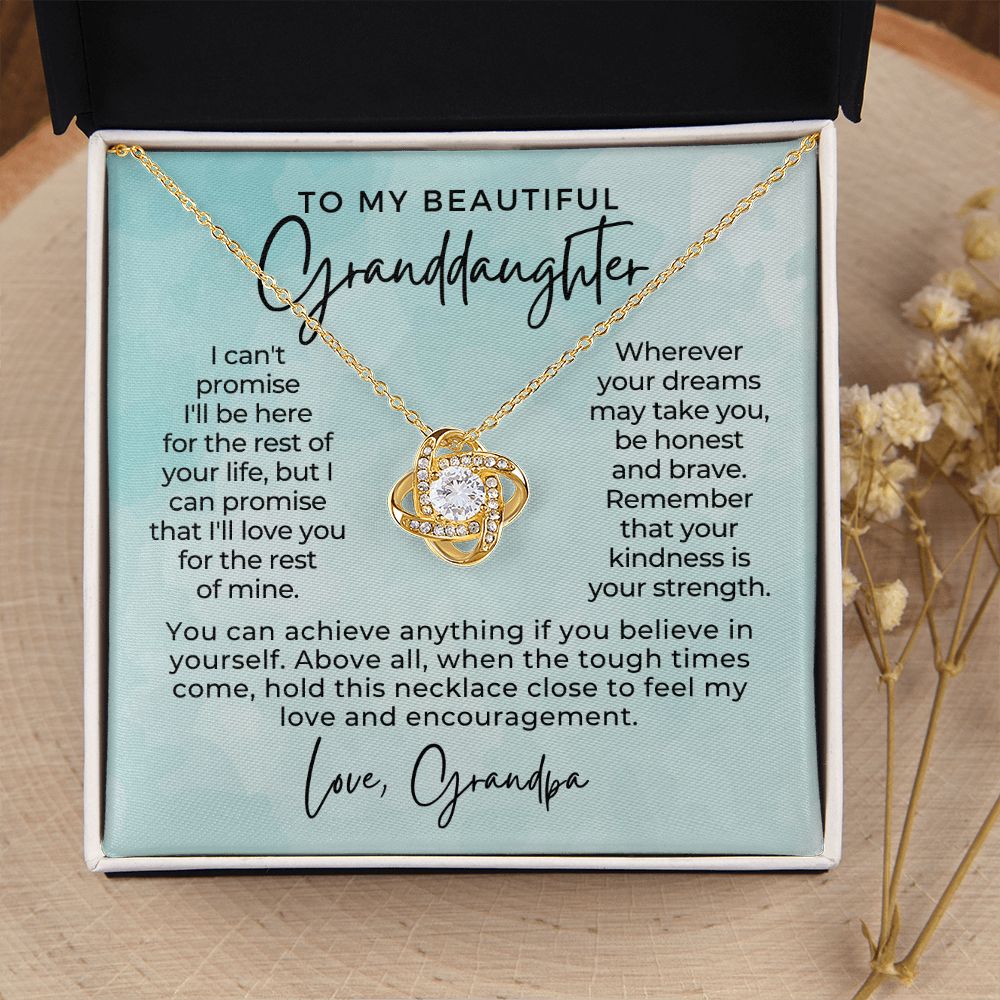 Granddaughter Gift | My Promise Necklace  0690T19