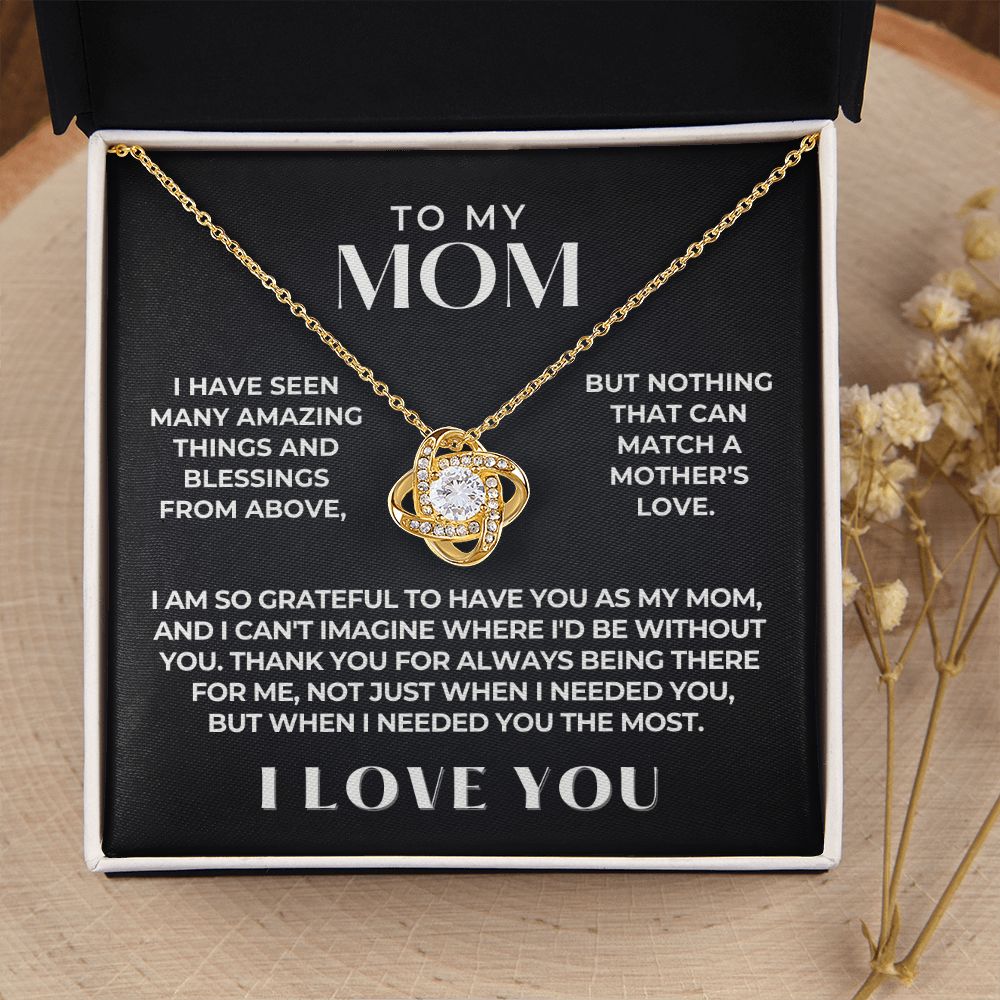 Gift For Mom | Thank You Mom Necklace 0683T13