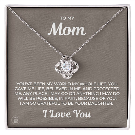 Gift For Mom | My World Necklace 0659T2