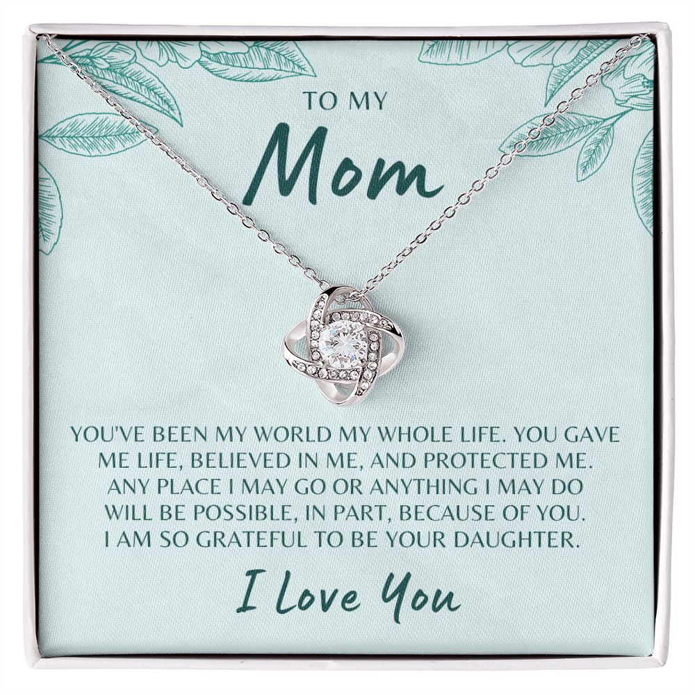 Gift For Mom | My World Necklace 0659T10