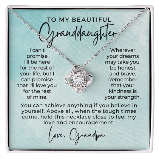 Granddaughter Gift | My Promise Necklace  0690T19