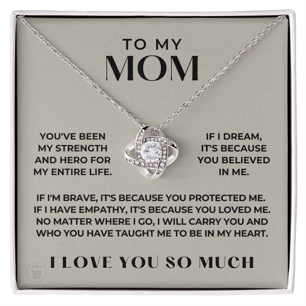 Gift For Mom | Because Of You Necklace 0657T3