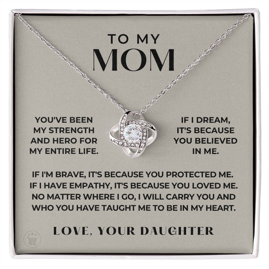 Gift For Mom | Because Of You Necklace 0658T3