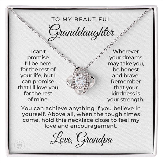 Granddaughter Gift | My Promise Necklace  0690T21