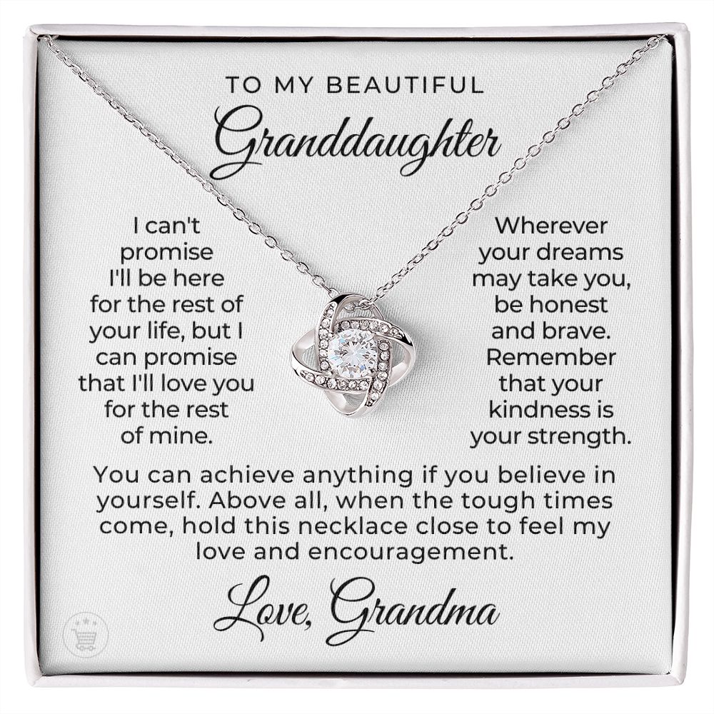 Granddaughter Gift | My Promise Necklace  0546T21