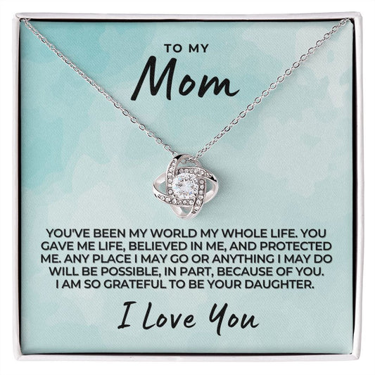 Gift For Mom | My World Necklace 0659T9