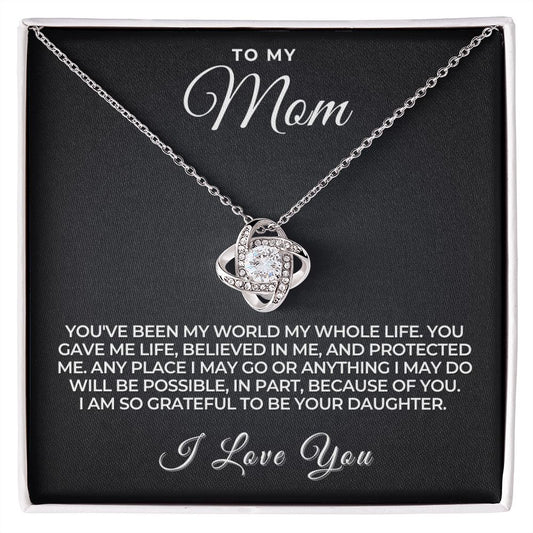 Gift For Mom | My World Necklace 0659T4