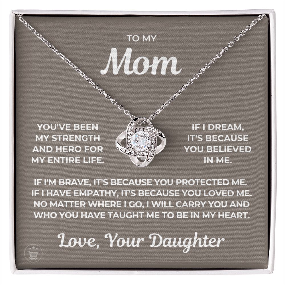Gift For Mom | Because Of You Necklace 0658T2