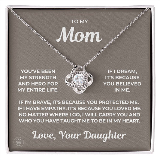 Gift For Mom | Because Of You Necklace 0658T2