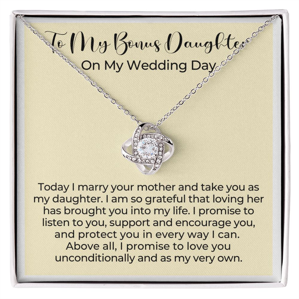 Stepdaughter Wedding Gift | Promise Necklace 0551T12