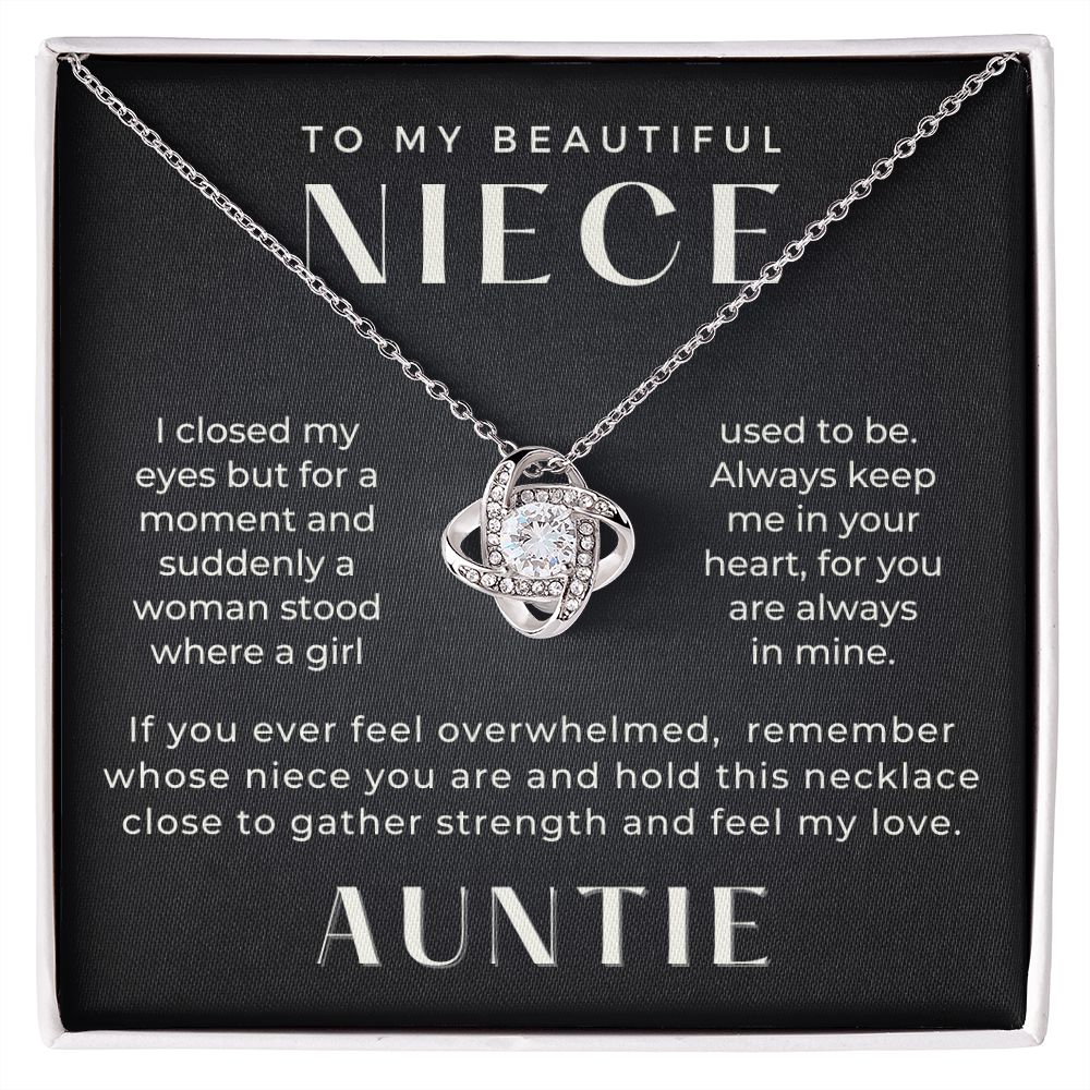 Niece Gift From Aunt | In My Heart Necklace 0631T22