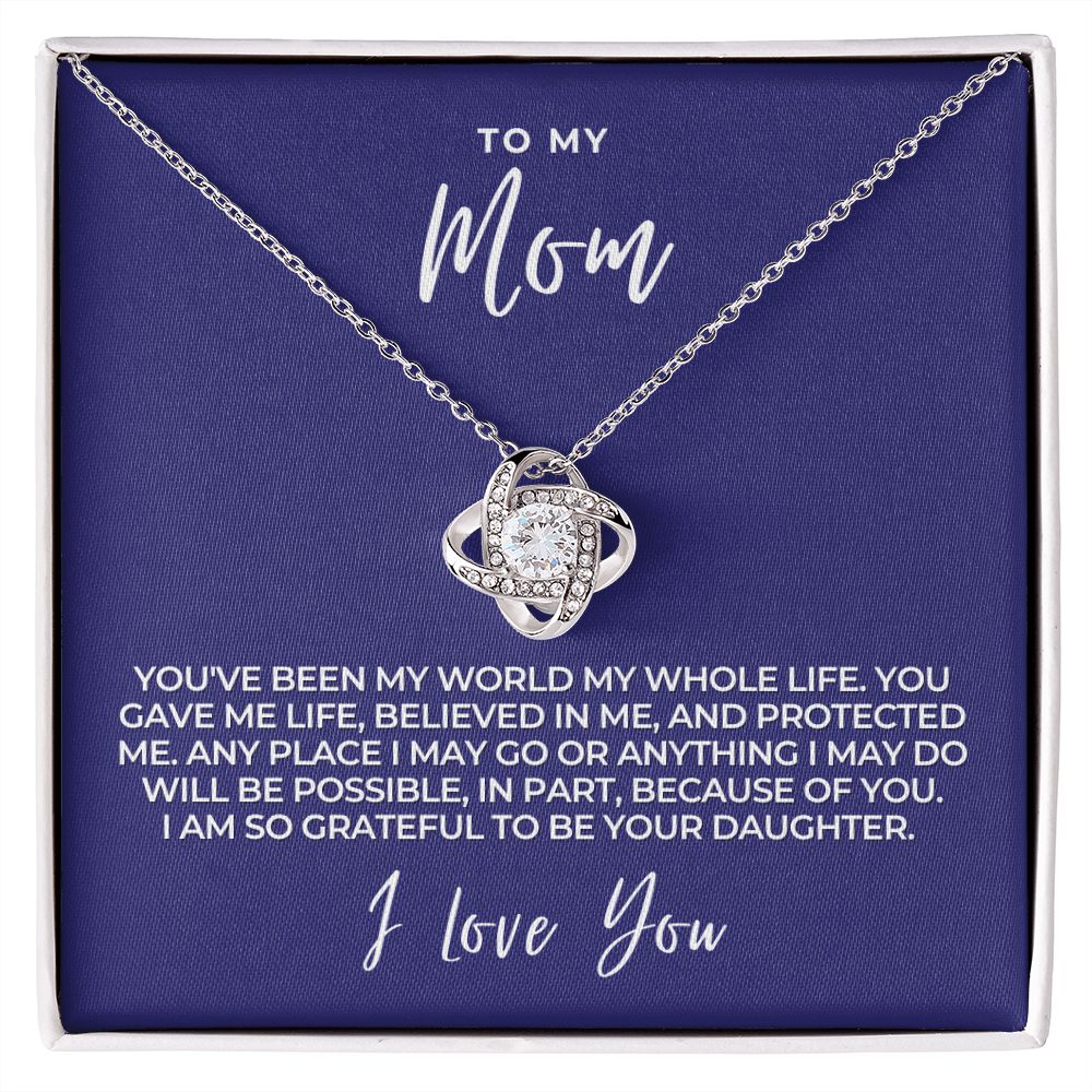 Gift For Mom | My World Necklace 0659T6