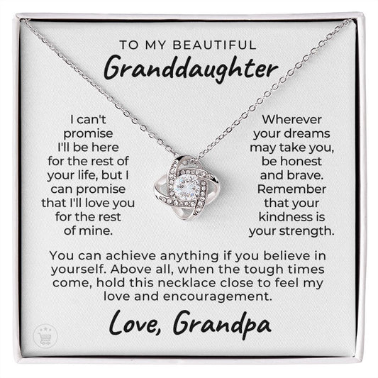 Granddaughter Gift | My Promise Necklace  0690T20