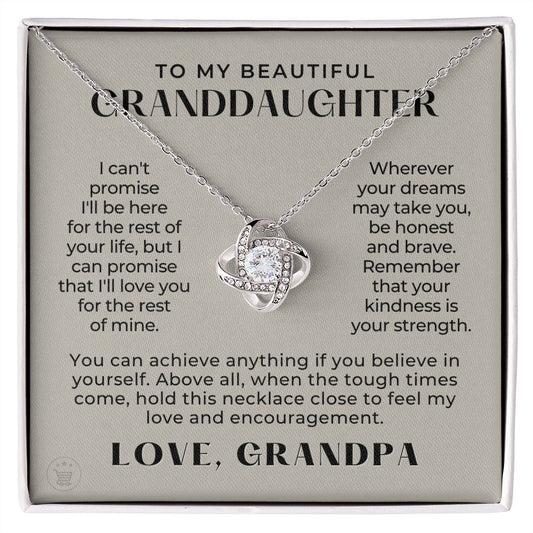 Granddaughter Gift | My Promise Necklace  0690T17