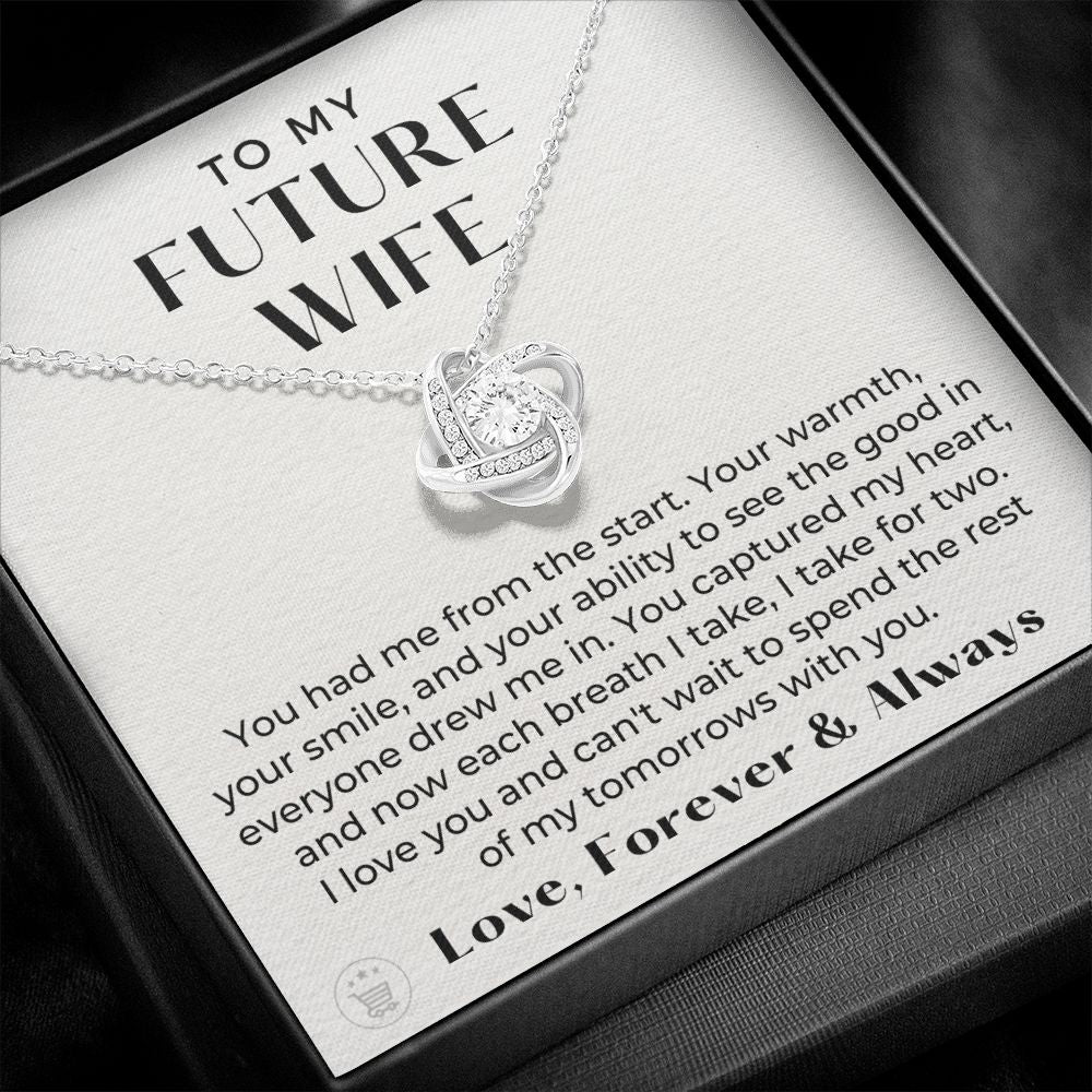 Future Wife, Mrs. Gift | Each Breath Necklace 0473T6-G