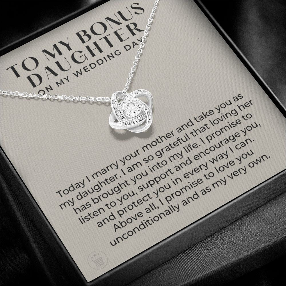Stepdaughter Wedding Gift | Promise Necklace 0551T14