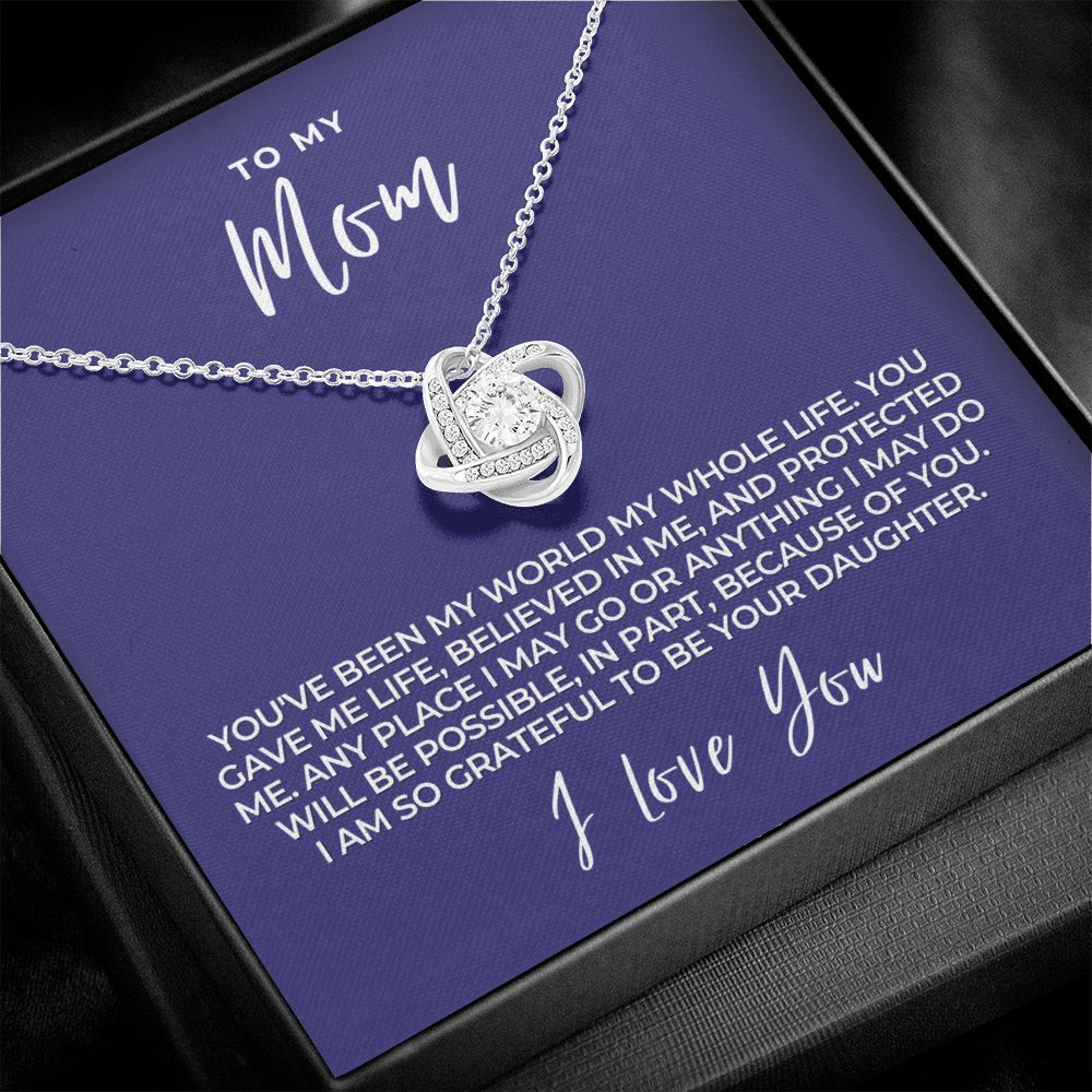Gift For Mom | My World Necklace 0659T6