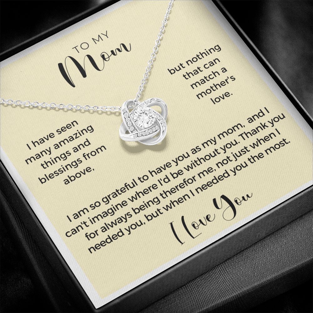 Gift For Mom | Thank You Mom Necklace 0683T11