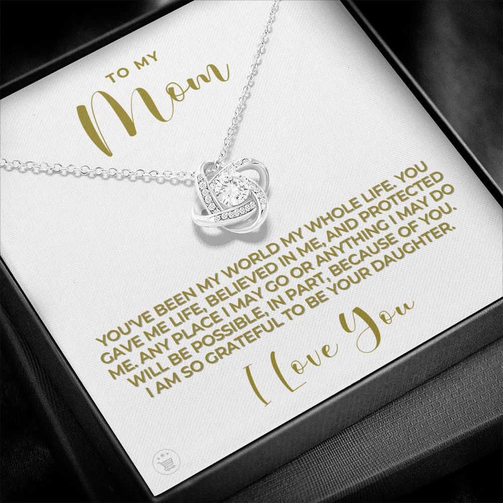 Gift For Mom | My World Necklace 0659T5