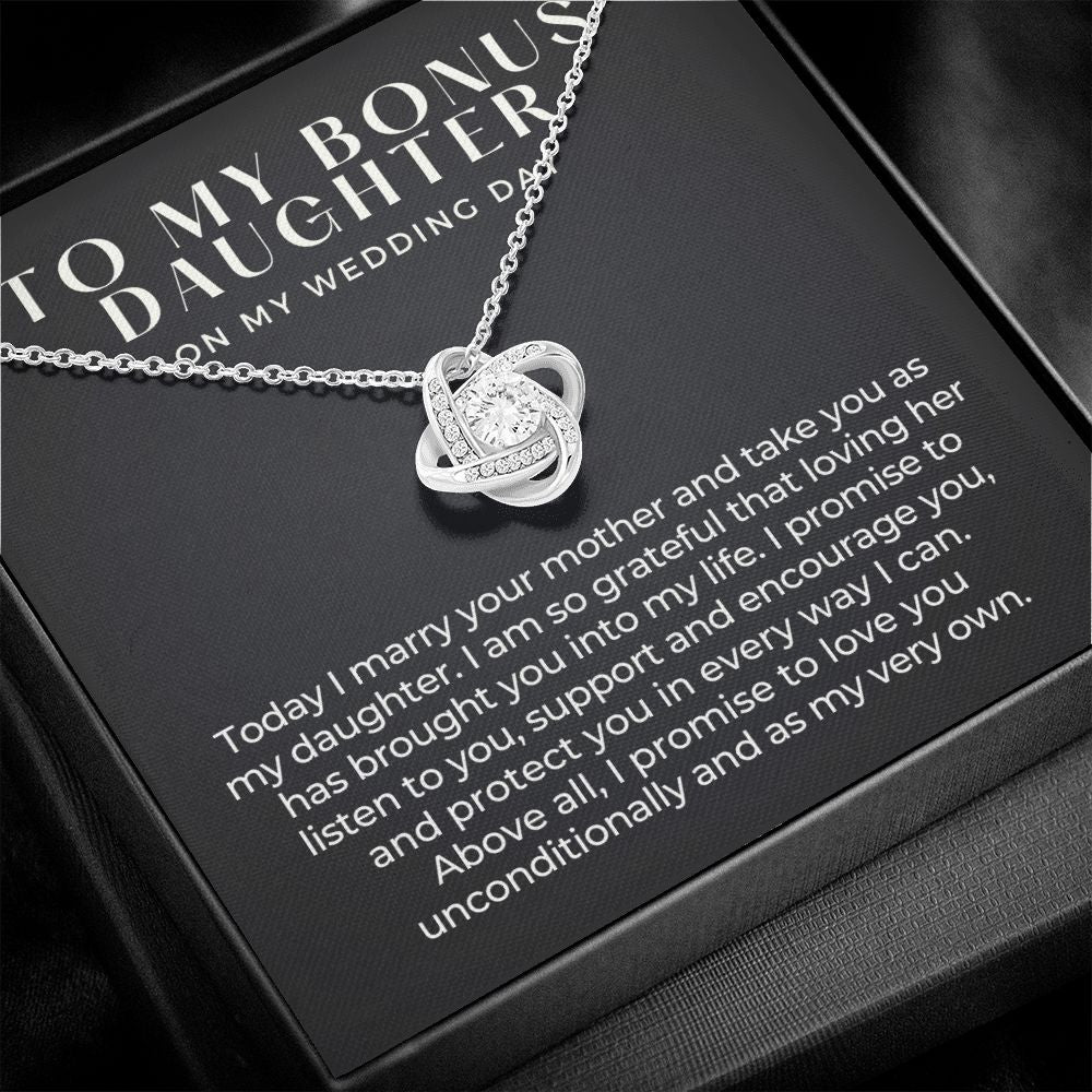 Stepdaughter Wedding Gift | Promise Necklace 0551T15