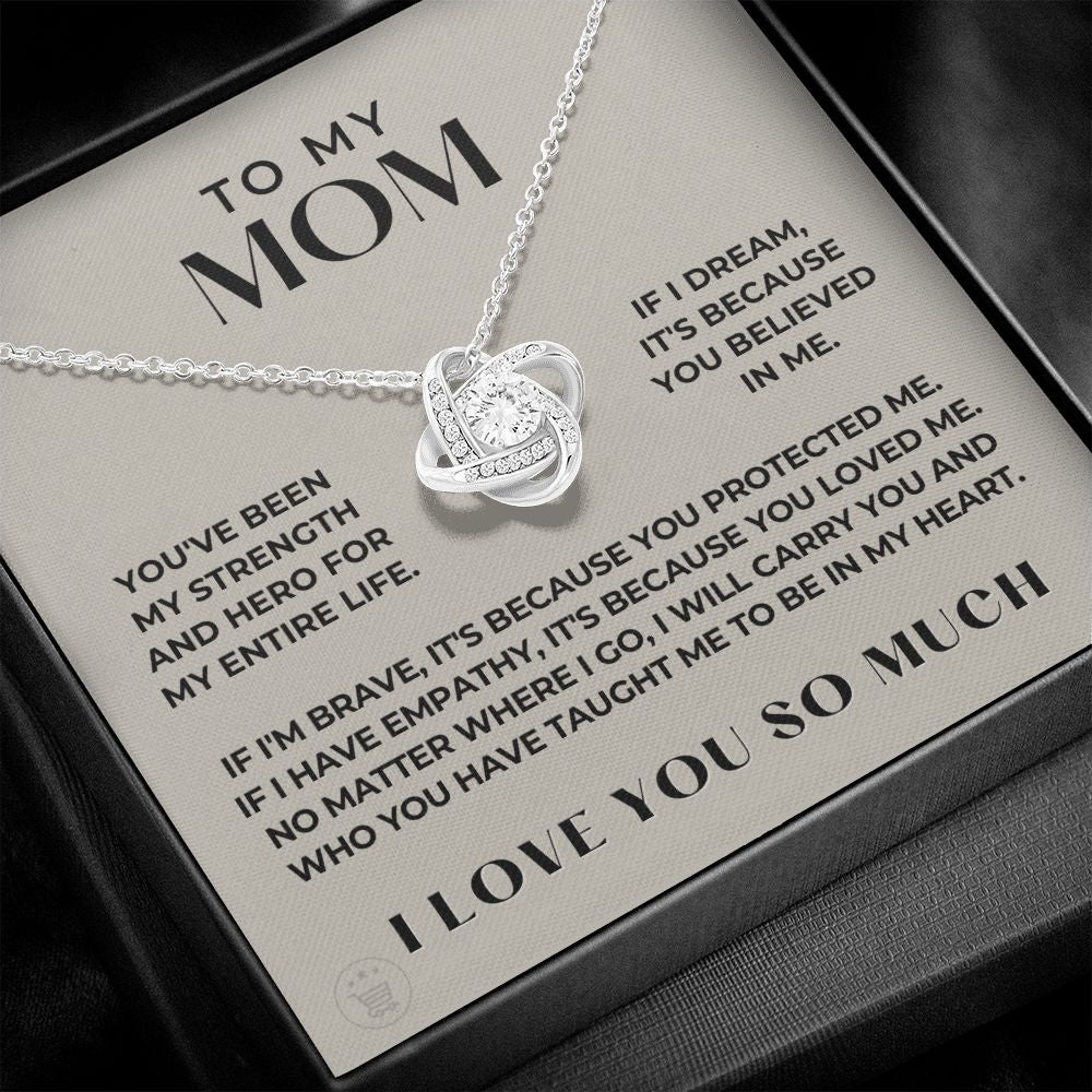 Gift For Mom | Because Of You Necklace 0657T3