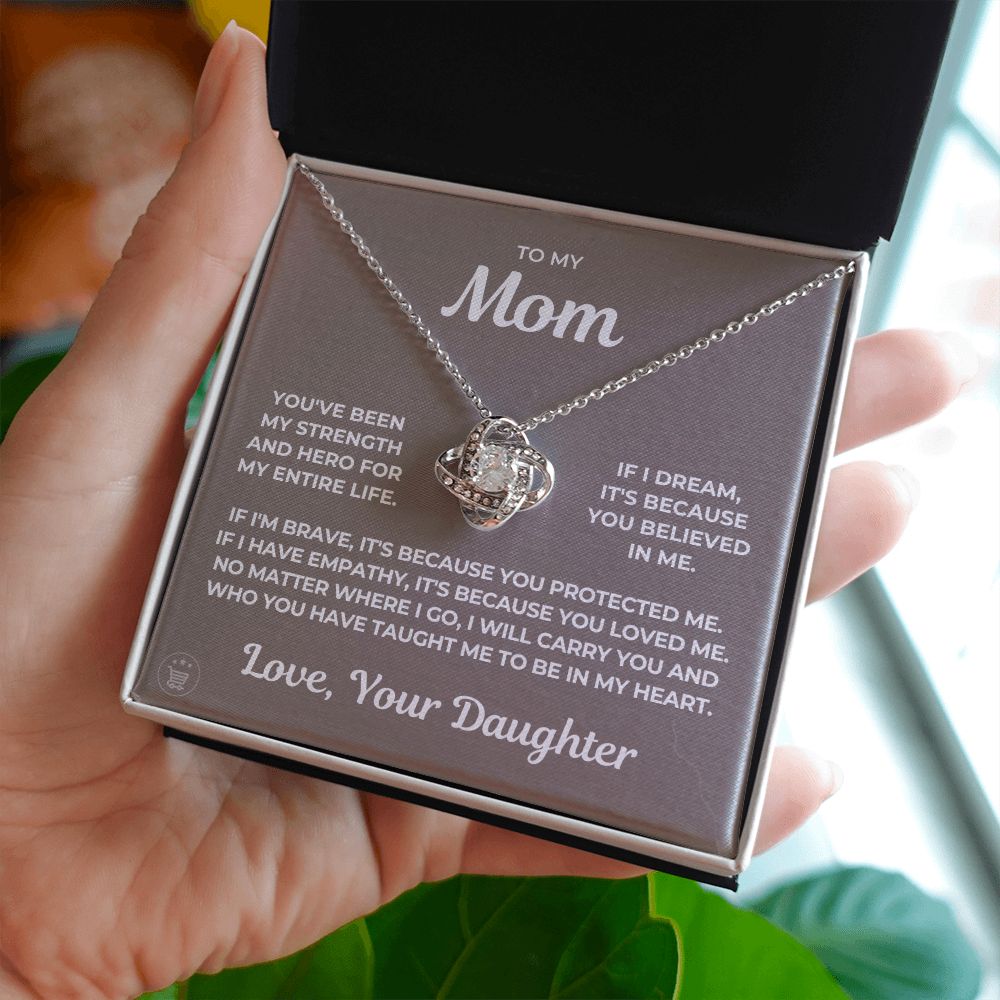 Gift For Mom | Because Of You Necklace 0658T2