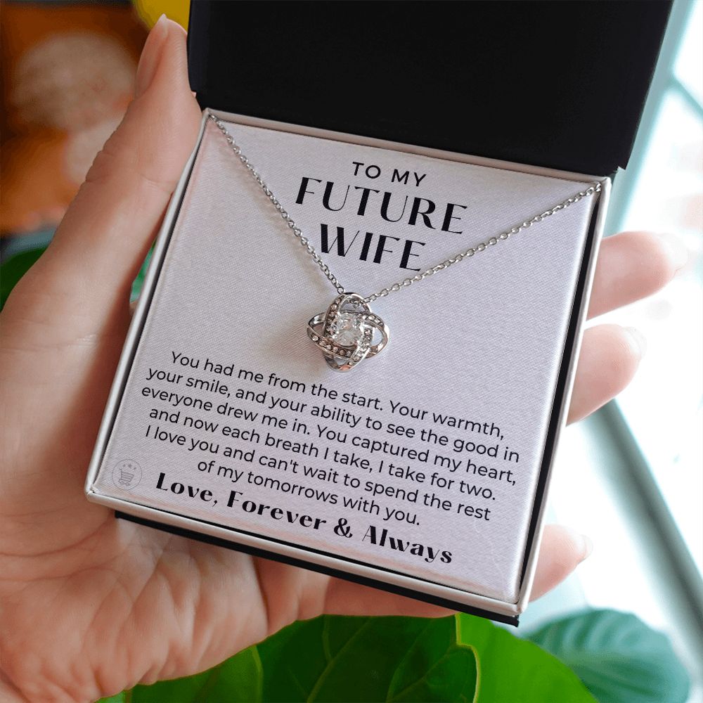 Future Wife, Mrs. Gift | Each Breath Necklace 0473T6-G