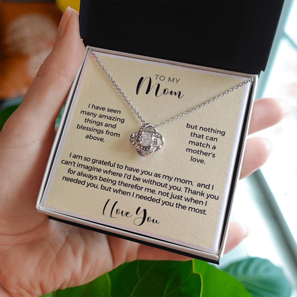Gift For Mom | Thank You Mom Necklace 0683T11