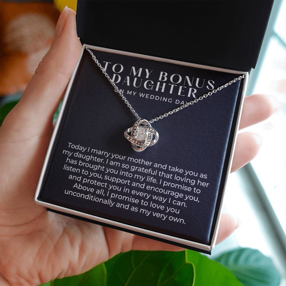 Stepdaughter Wedding Gift | Promise Necklace 0551T15