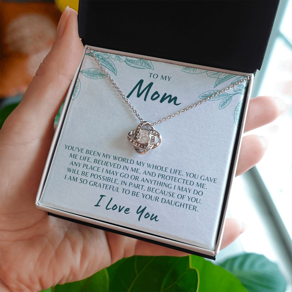 Gift For Mom | My World Necklace 0659T10
