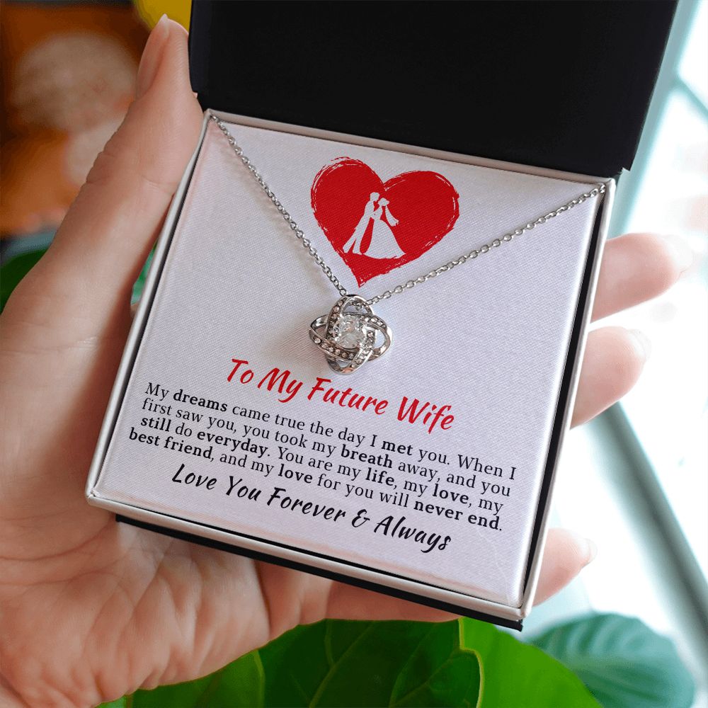 Future Wife, Mrs. Gift | Dreams Came True Necklace 0743T2L