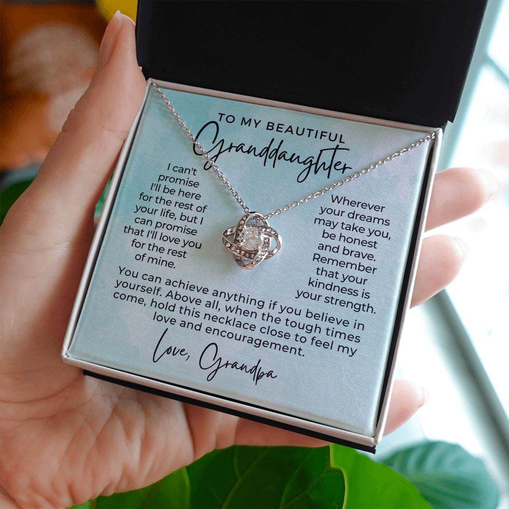 Granddaughter Gift | My Promise Necklace  0690T19