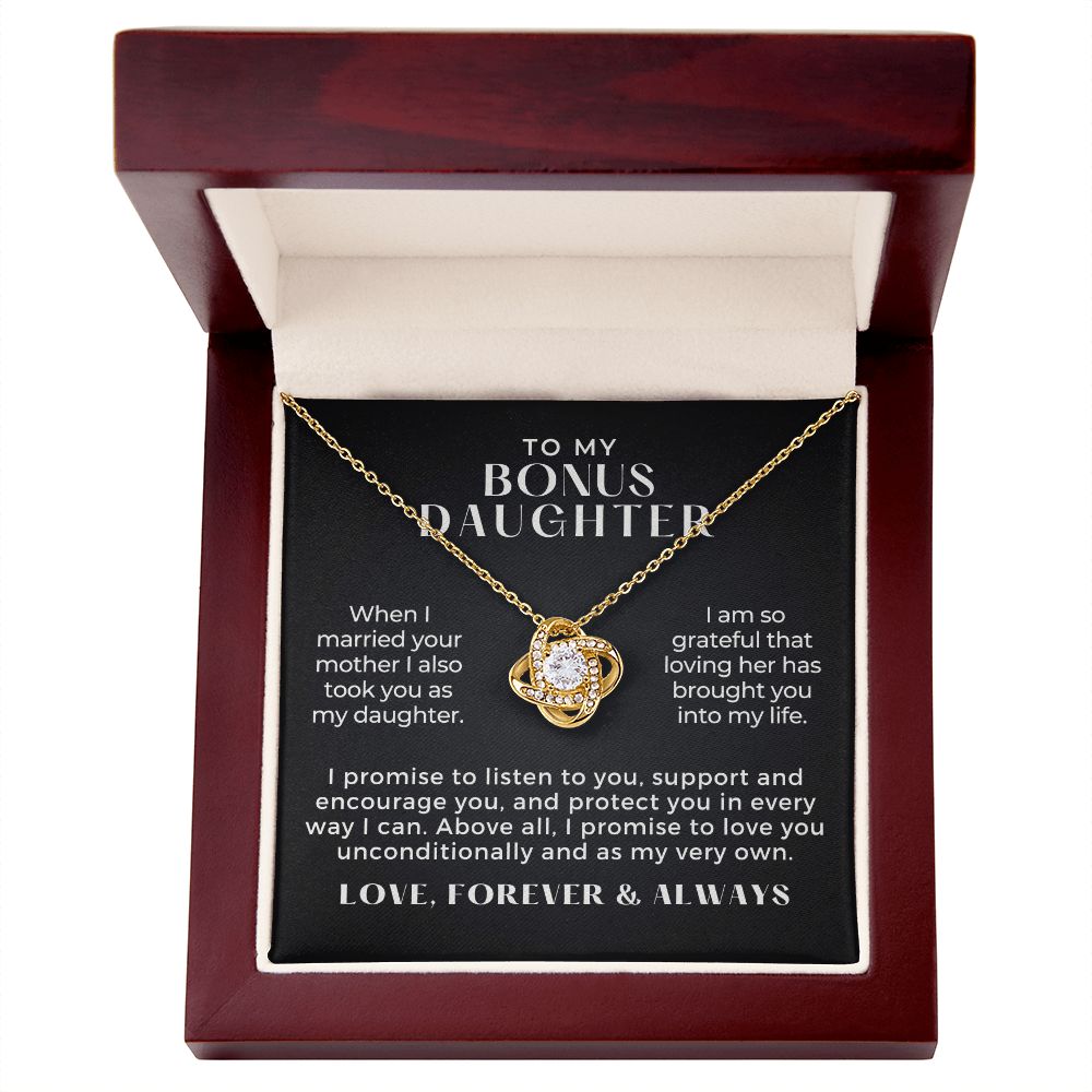 Stepdaughter Gift From Dad | Promise Necklace 0717T8